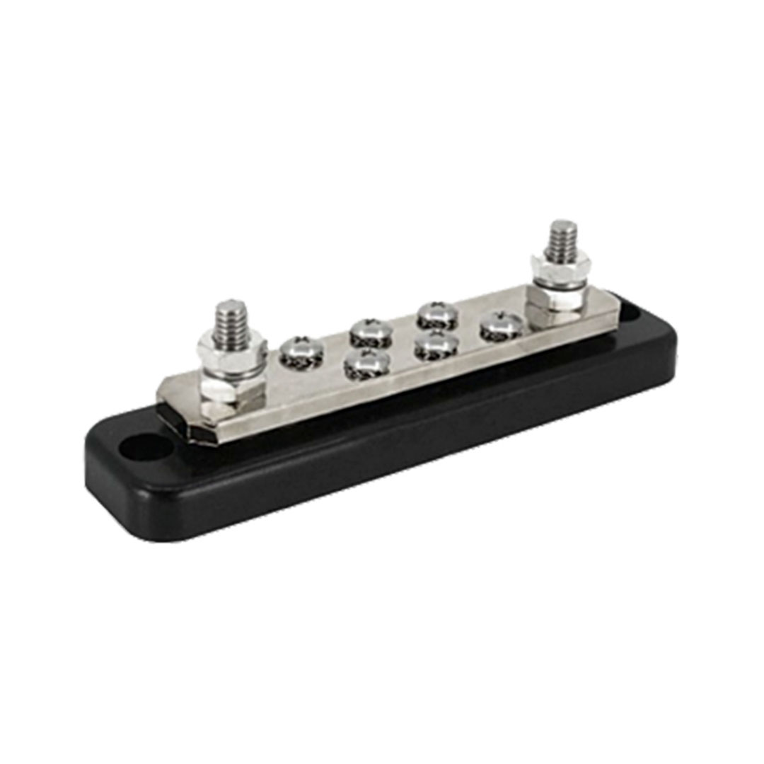 Busbar 250A 2P with 6 screws +cover Busbar 250A 2P with 6 screws +cover - Imagen 1