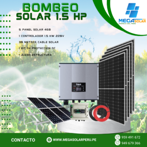 KITS BOMBEO SOLAR 1.5 HP 220V